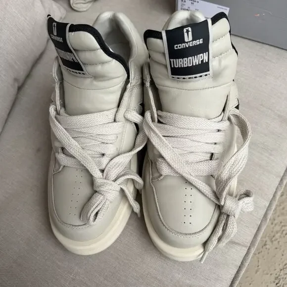 Converse TURBOWPN Low Rick Owens DRKSHDWNEW Without Tags, Size 9.5